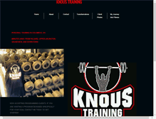 Tablet Screenshot of knoustraining.com